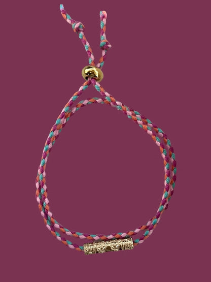 bracelet cordon made in France femme coloré mode 