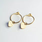 Boucles d'oreilles Mini Créoles Coeurs- Adorabili Paris