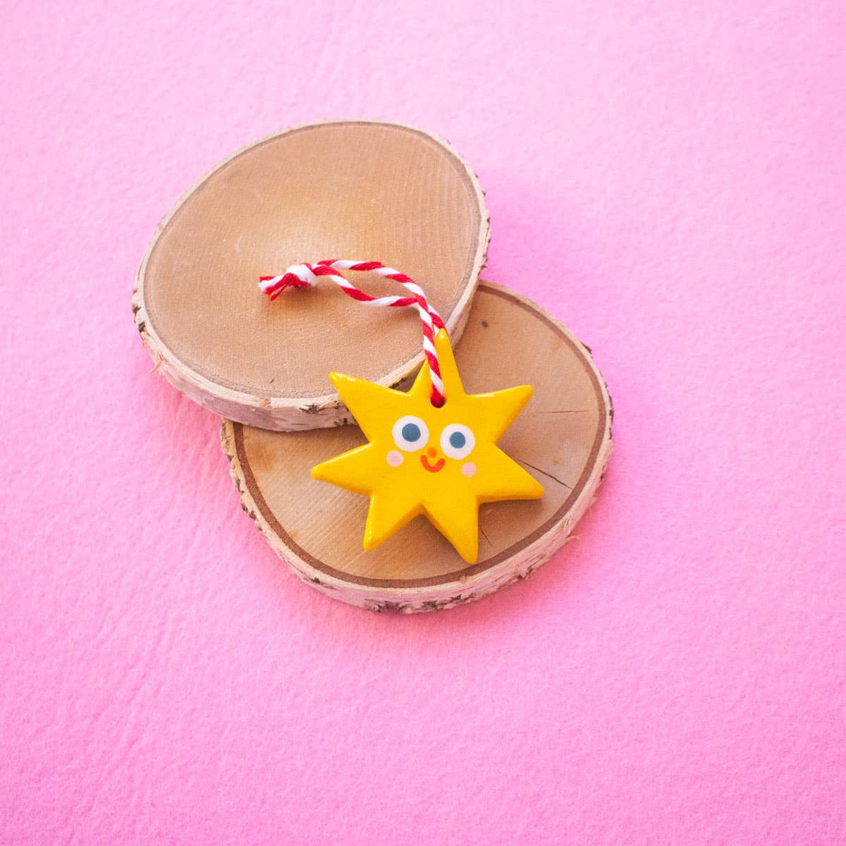 Petite Étoile / Ornements Suspendus en Céramique