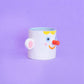 Happy Face/Petit pot en céramique