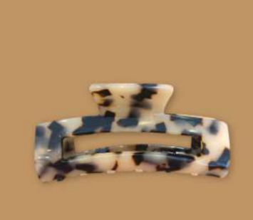 Pince a cheveux rectangulaire croco - Agathe and coco
