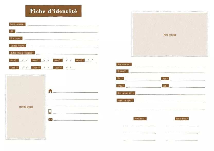 Carnet d'aventure équestre - Fête des mères - Aventura