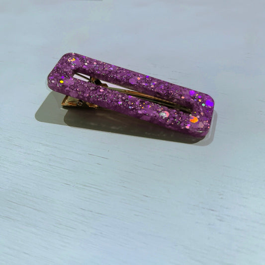 Barrettes à paillette violette - Seshat