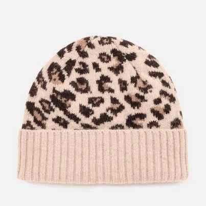 Bonnet en laine leopard Adultes - Mackie