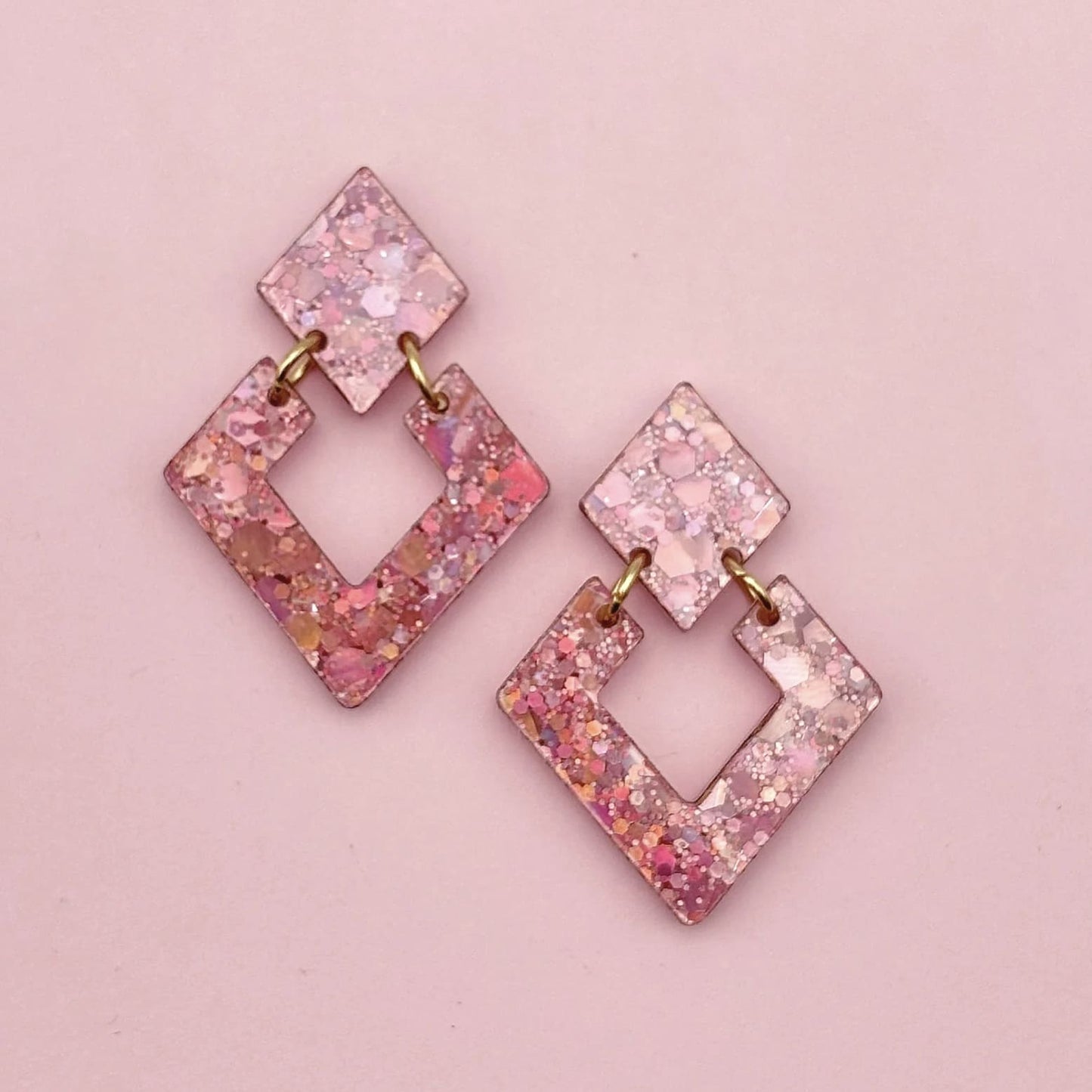 Boucles d'oreilles Mauricette Rose - Studio Annette