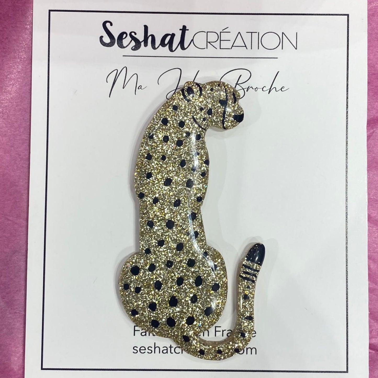 Broche Guépard - Seshat