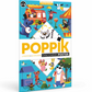 Poster éducatif et Stickers seek & find Animals - Poppik