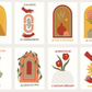 Set de 8 cartes à peindre - Salut Irène