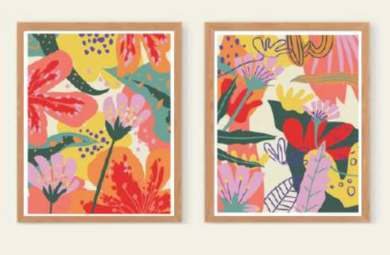 Set peinture Duo d'illustrations - Salut Irène
