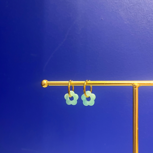 Boucles d'oreilles SILÈNE Turquoise - Atelier Marpo
