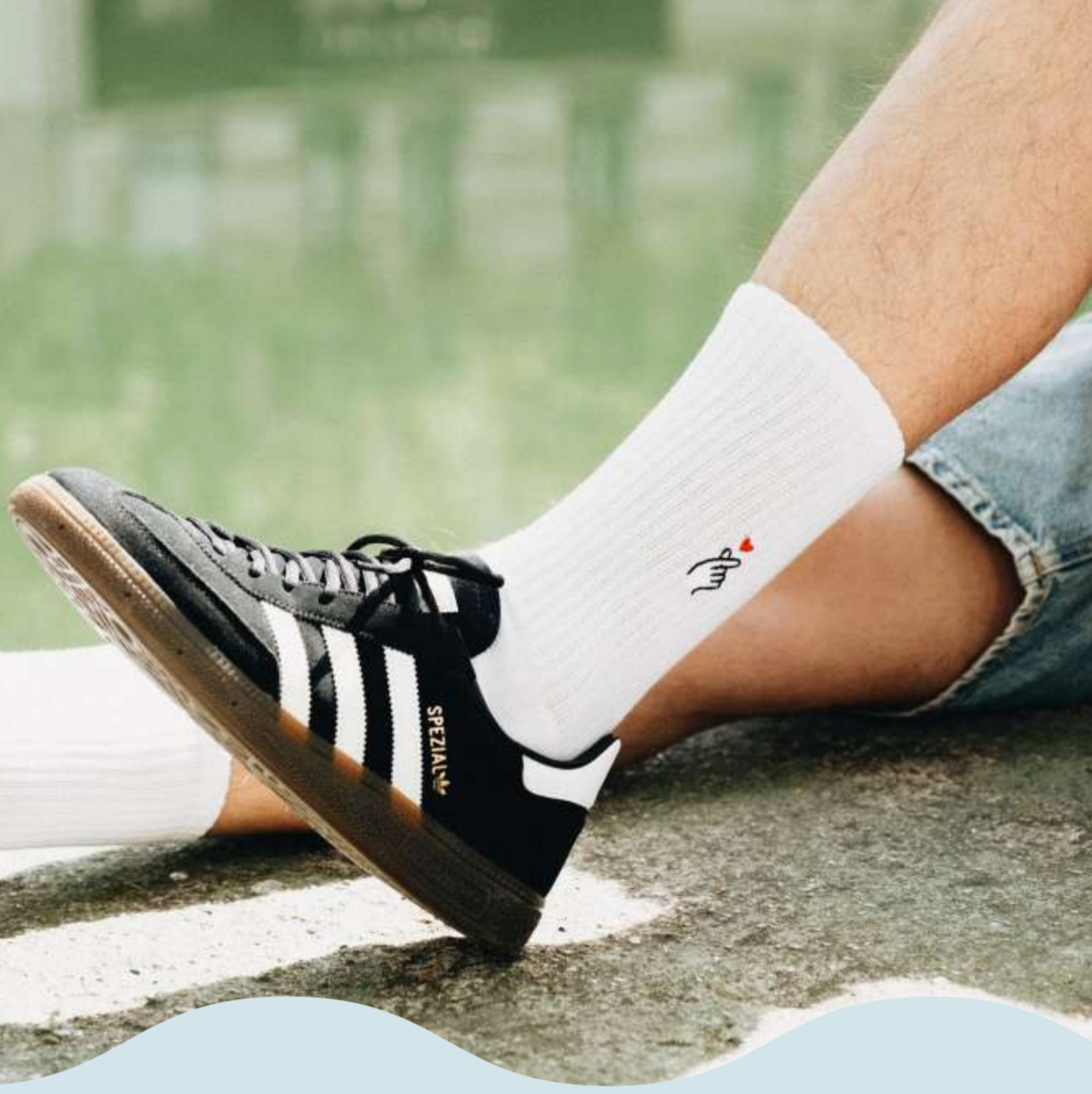 Chaussettes Heart Hand - Natural vibes