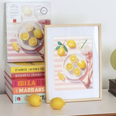 Coffret peinture Citrons de Menton - La Petite Épicerie