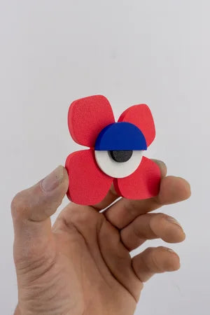 Magnet Coquelicot - LES TÊTES DURES