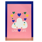 Carte postale Love life - Evv Hill