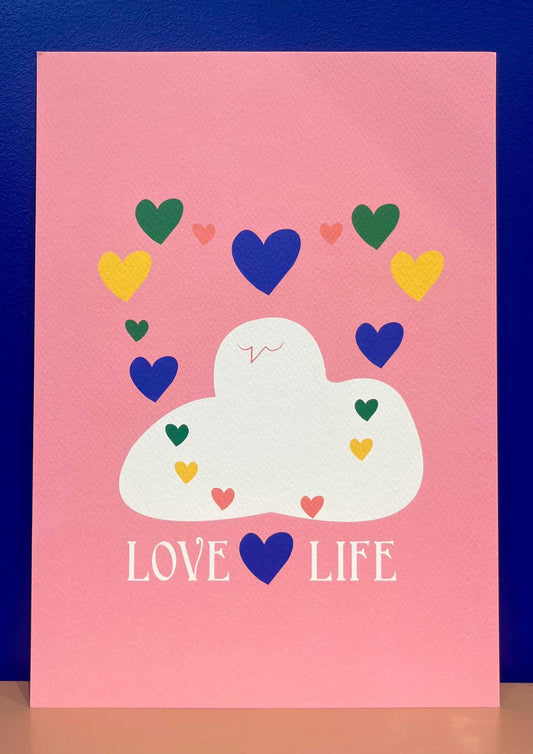 Illustration A4 Love Life - Evv Hill