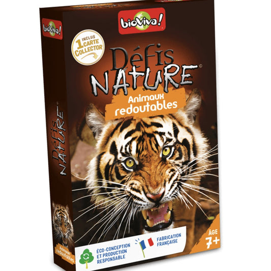 Jeu Défis Nature Animaux redoutables - Bioviva