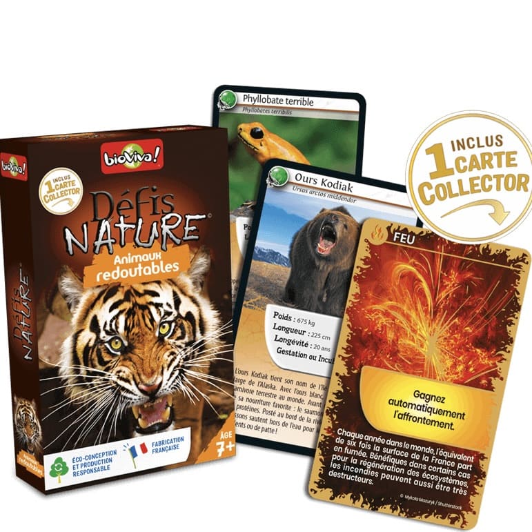 Jeu Défis Nature Animaux redoutables - Bioviva