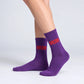 Chaussettes "Mom" lilas - NBDC