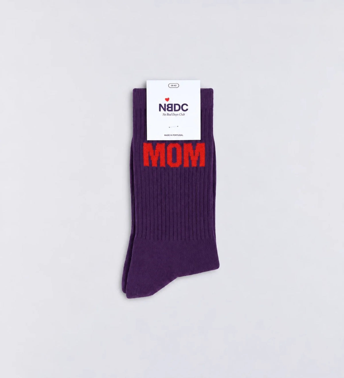 Chaussettes "Mom" lilas - NBDC