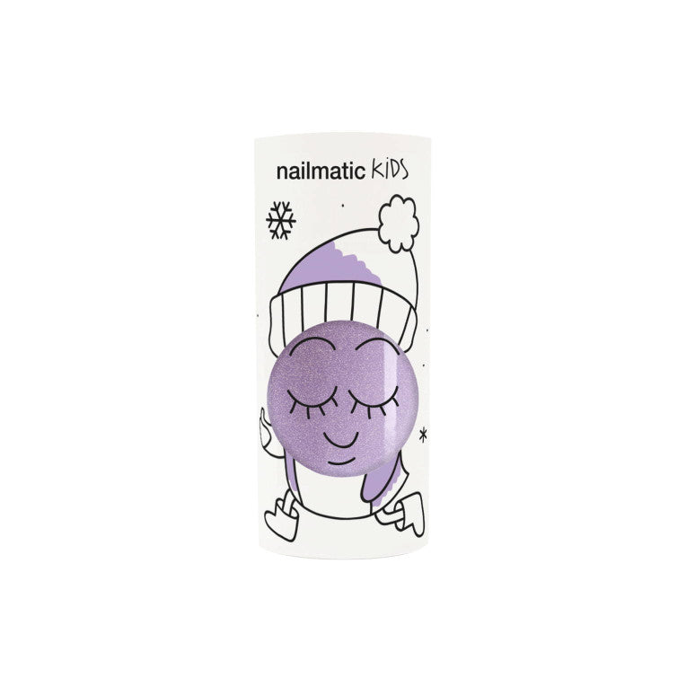 Nail Matic - vernis - violet pailleté 