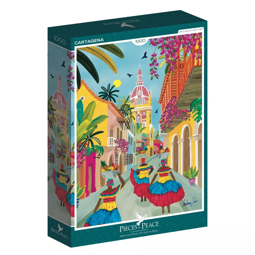 Puzzle 1000 pièces Cartagena - Pieces & Peace