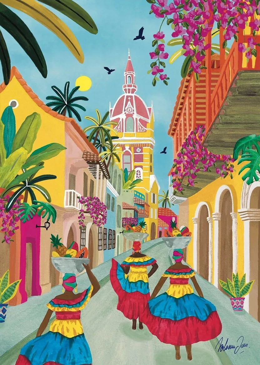 Puzzle 1000 pièces Cartagena - Pieces & Peace