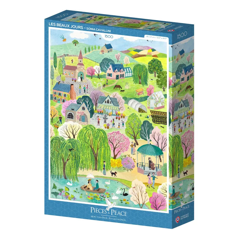 Puzzle 1500p Les beaux jours - Pieces and Peace