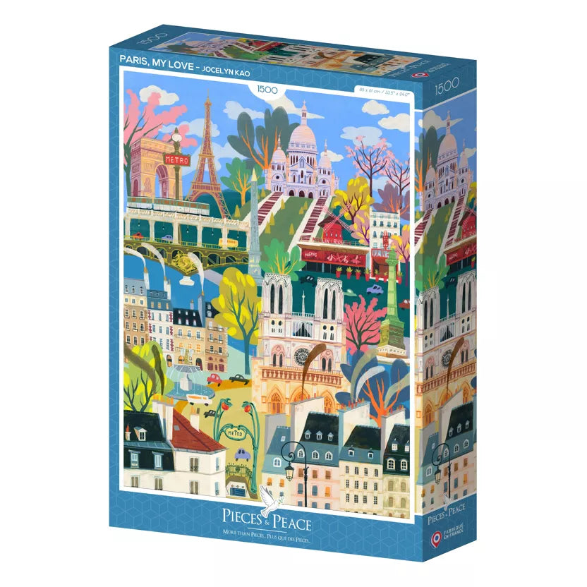Puzzle 1500p Paris, mon amour - Pieces and Peace