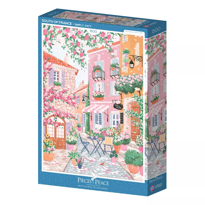Puzzle 1500p Sud de la France - Pieces and Peace