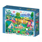 Puzzle 1500p L'Eté au Camping - Pieces and Peace