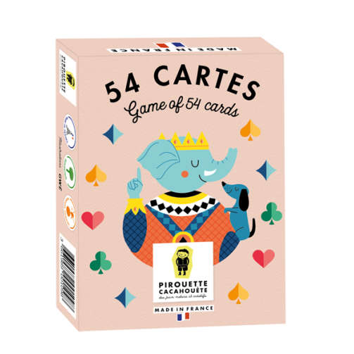 Jeu de 54 cartes - Pirouette Cacahouète
