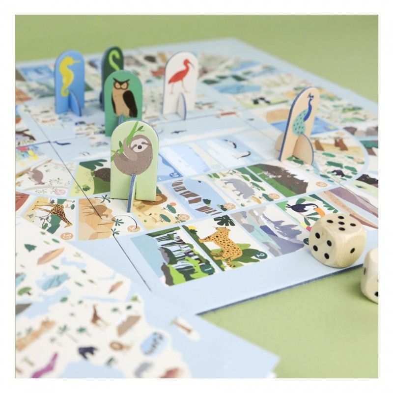 Jeu d'aventure plateau Merveilles du monde - Pirouette Cacahouète