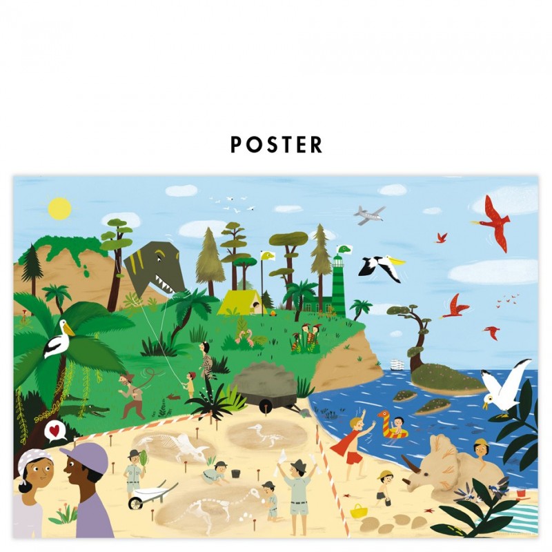 PUZZLE : Dinosaures - Pirouette Cacahouète