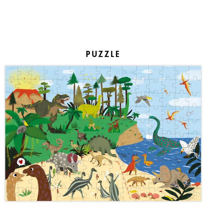 PUZZLE : Dinosaures - Pirouette Cacahouète