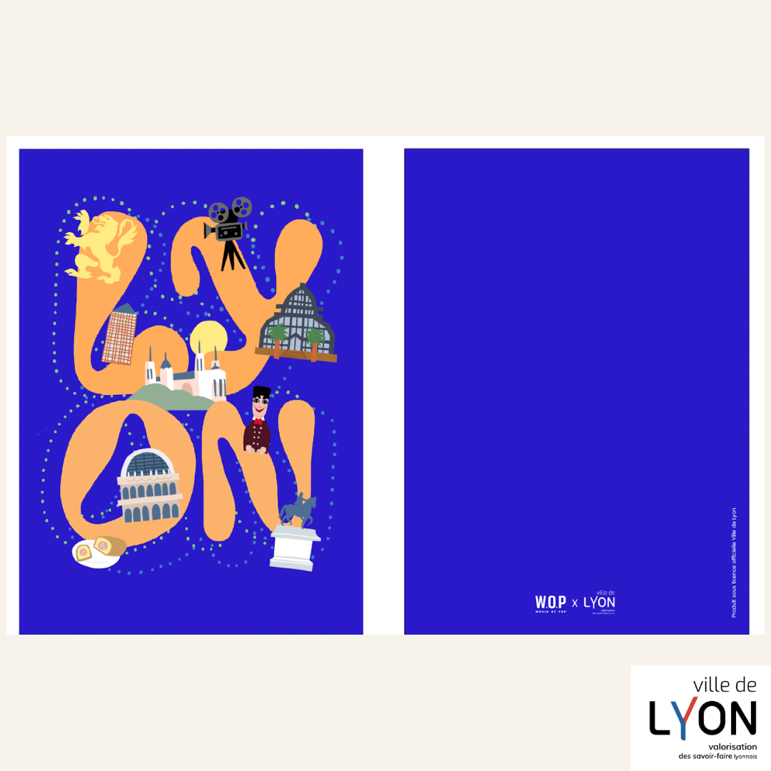Carnet LYON - Ville de Lyon x W.O.P World Of Pop