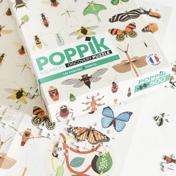 Puzzle éducatif 500 Insectes - Poppik