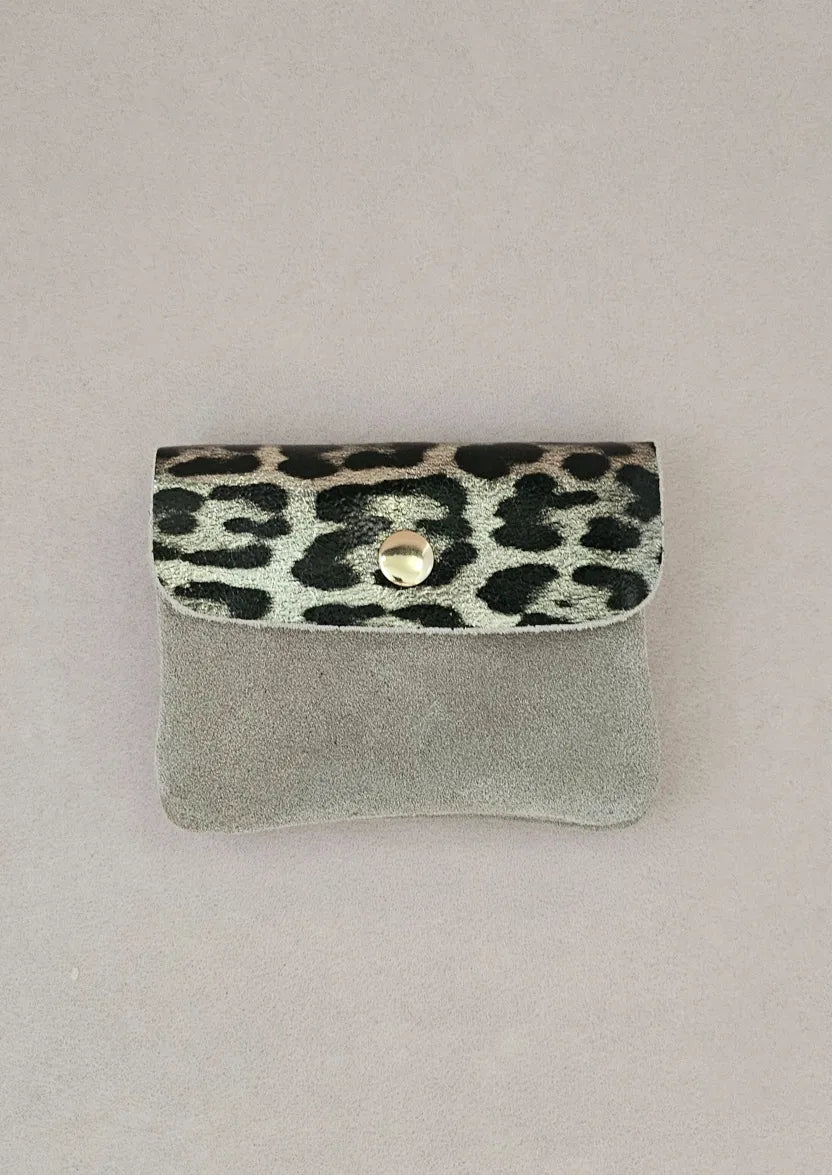 Porte monnaie cuir double poches - Royal Marais