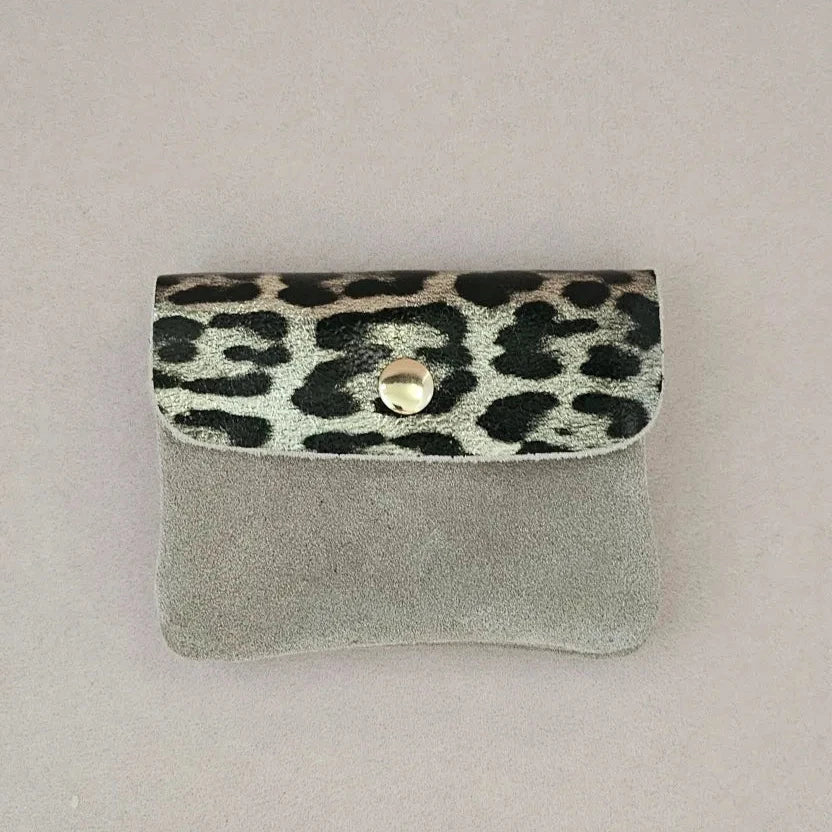 Porte monnaie cuir double poches - Royal Marais