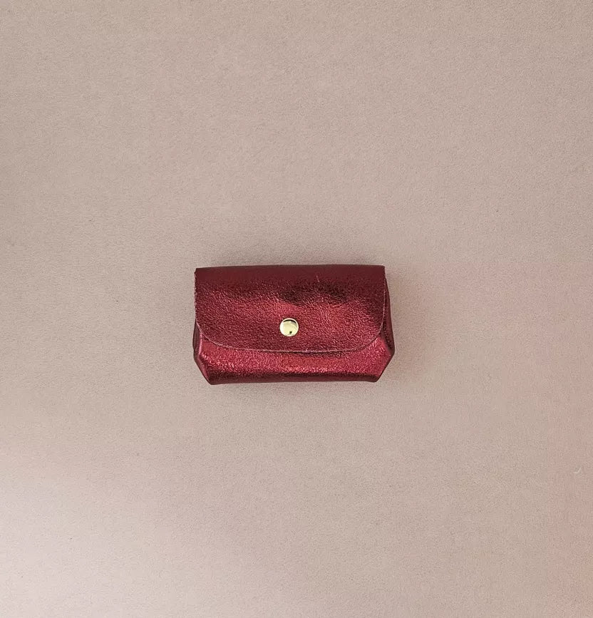 Porte monnaie cuir triple poches - Royal Marais