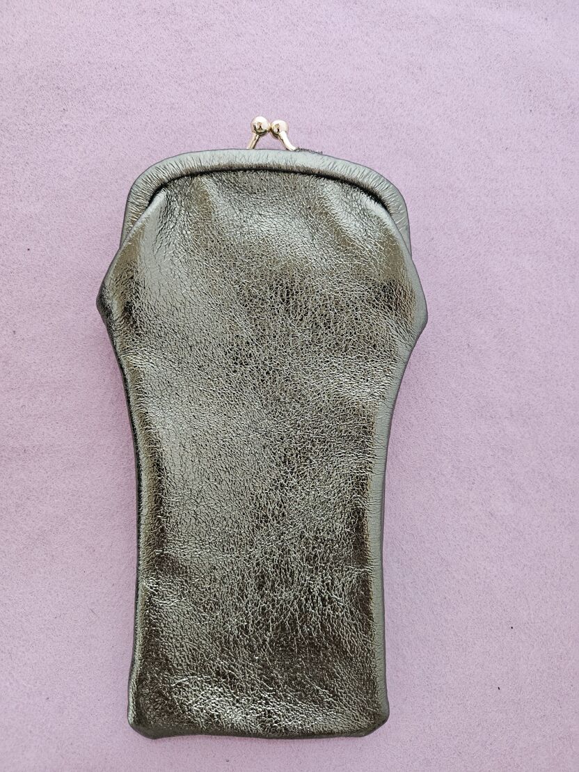 Etui à lunettes en cuir style rétro - Royal Marais