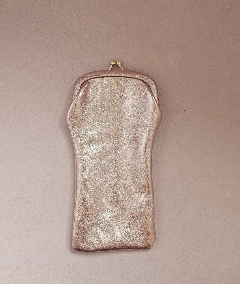 Etui à lunettes en cuir style rétro - Royal Marais