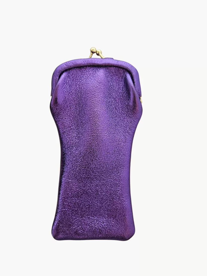 Etui à lunettes en cuir style rétro - Royal Marais