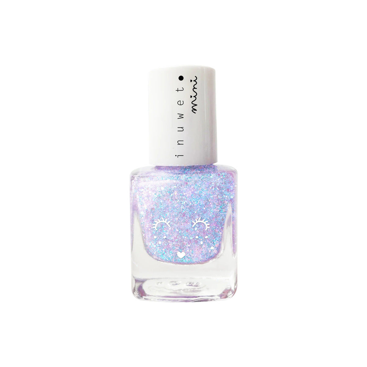 Vernis à l'eau bleu princesse - Parfum vanille - INUWET