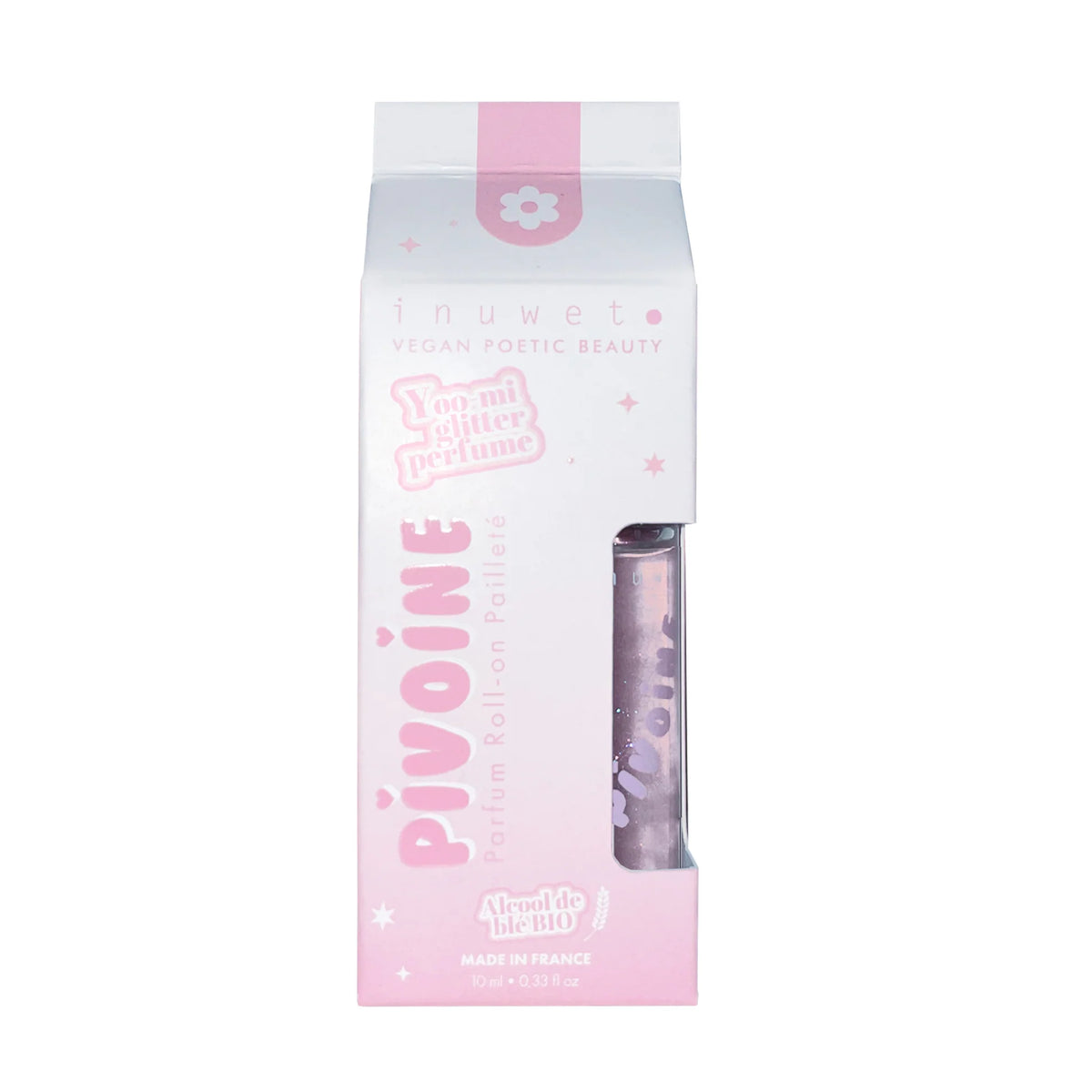 Parfum Roll-on Pailleté Pivoine - INUWET