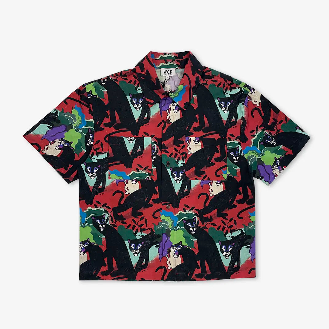 Chemise à manches courtes unisexe "Jungle" pour adultes