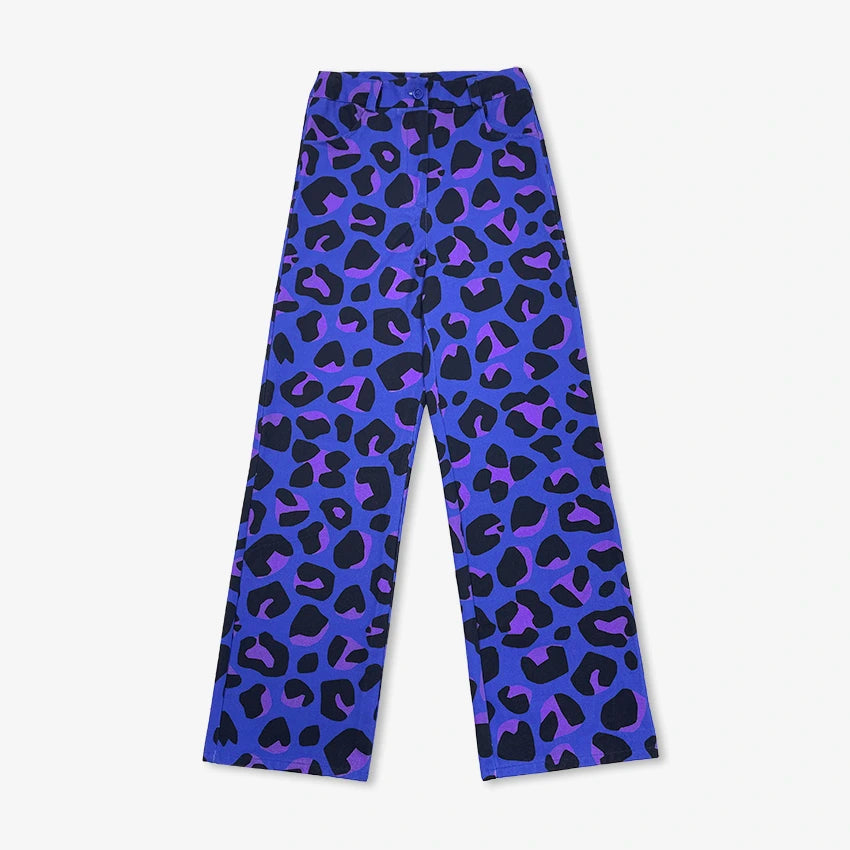 Pantalon droit "Léopard" pour adultes