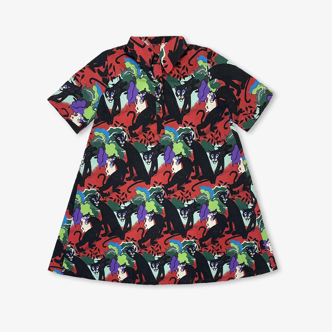 Robe courte "Jungle" pour adultes