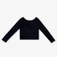 T-shirt manches longues "W.O.P" noir pour adultes