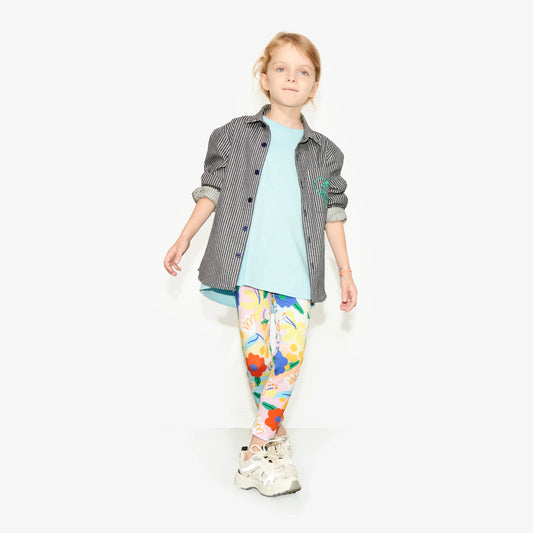 Legging imprimé all over "Flower Power" pour enfants