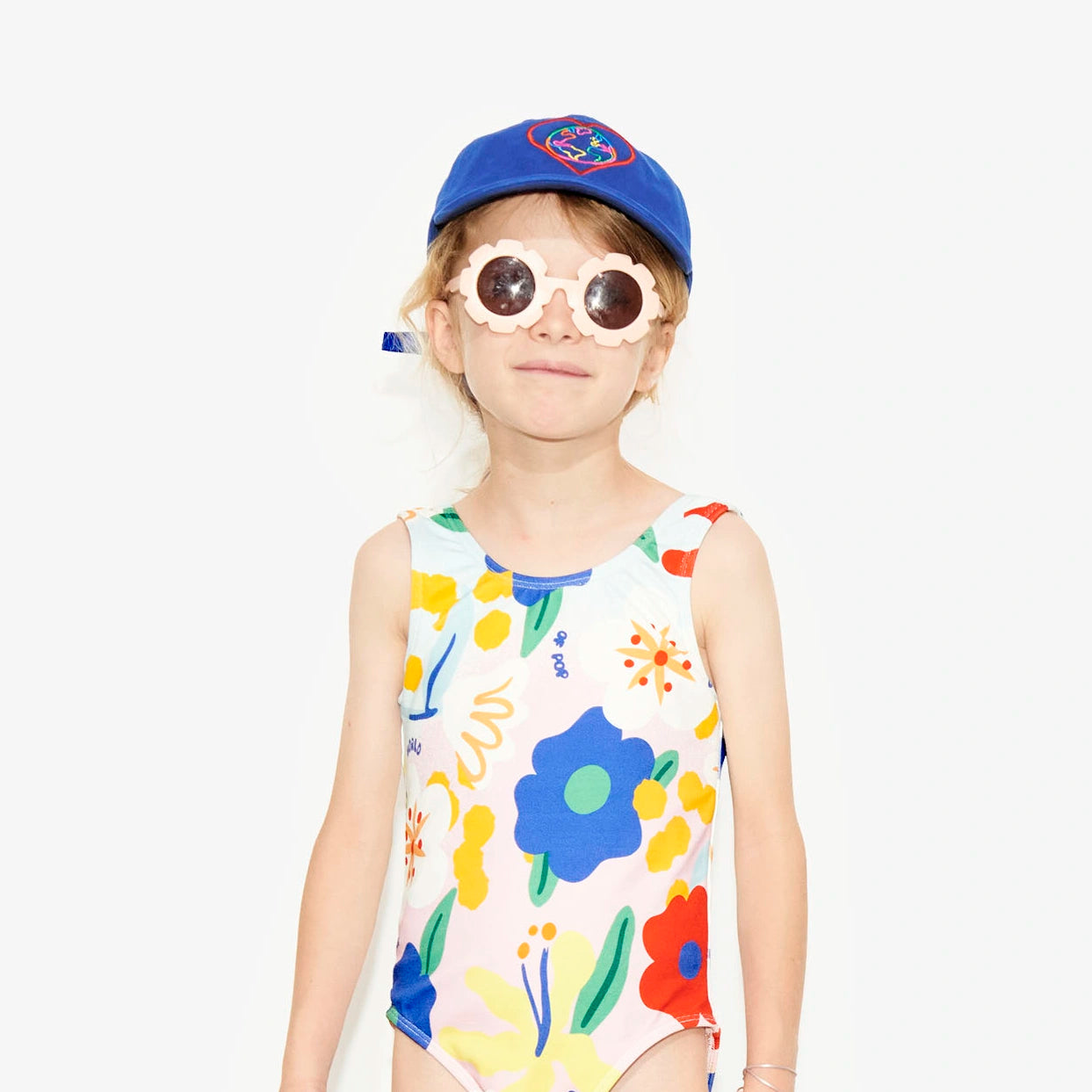 Maillot de bain une pièce imprimé "Flower Power" pour Enfants